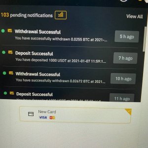 Withdrawal & Deposit Successful