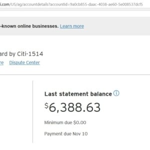 Citi Current Balance