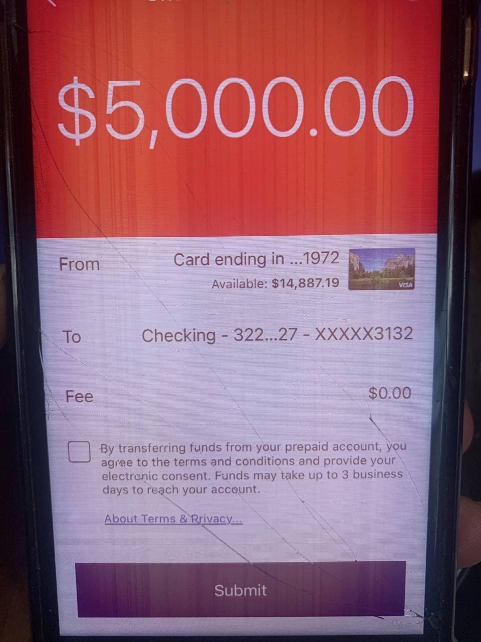 Card ending