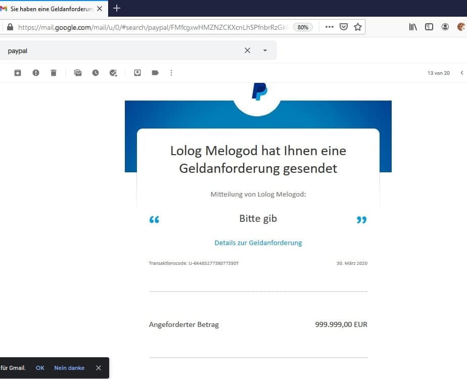PayPal Balance